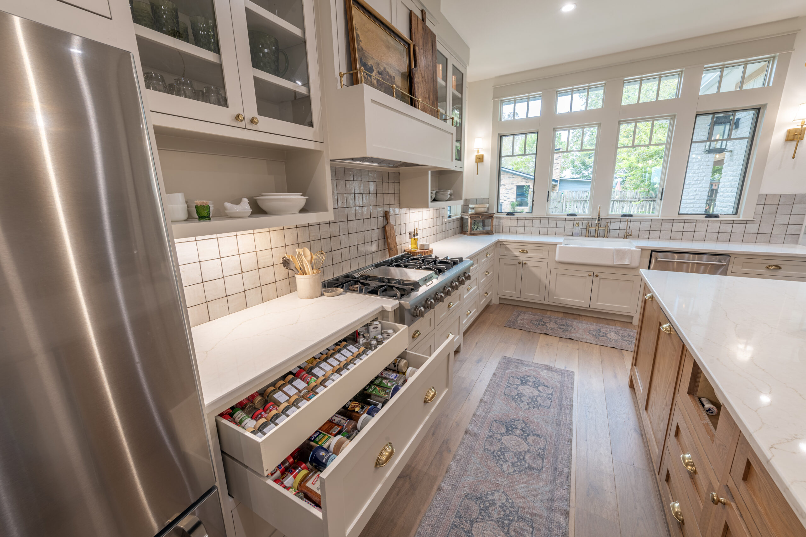 Home remodeling in Katy suburban neighborhood